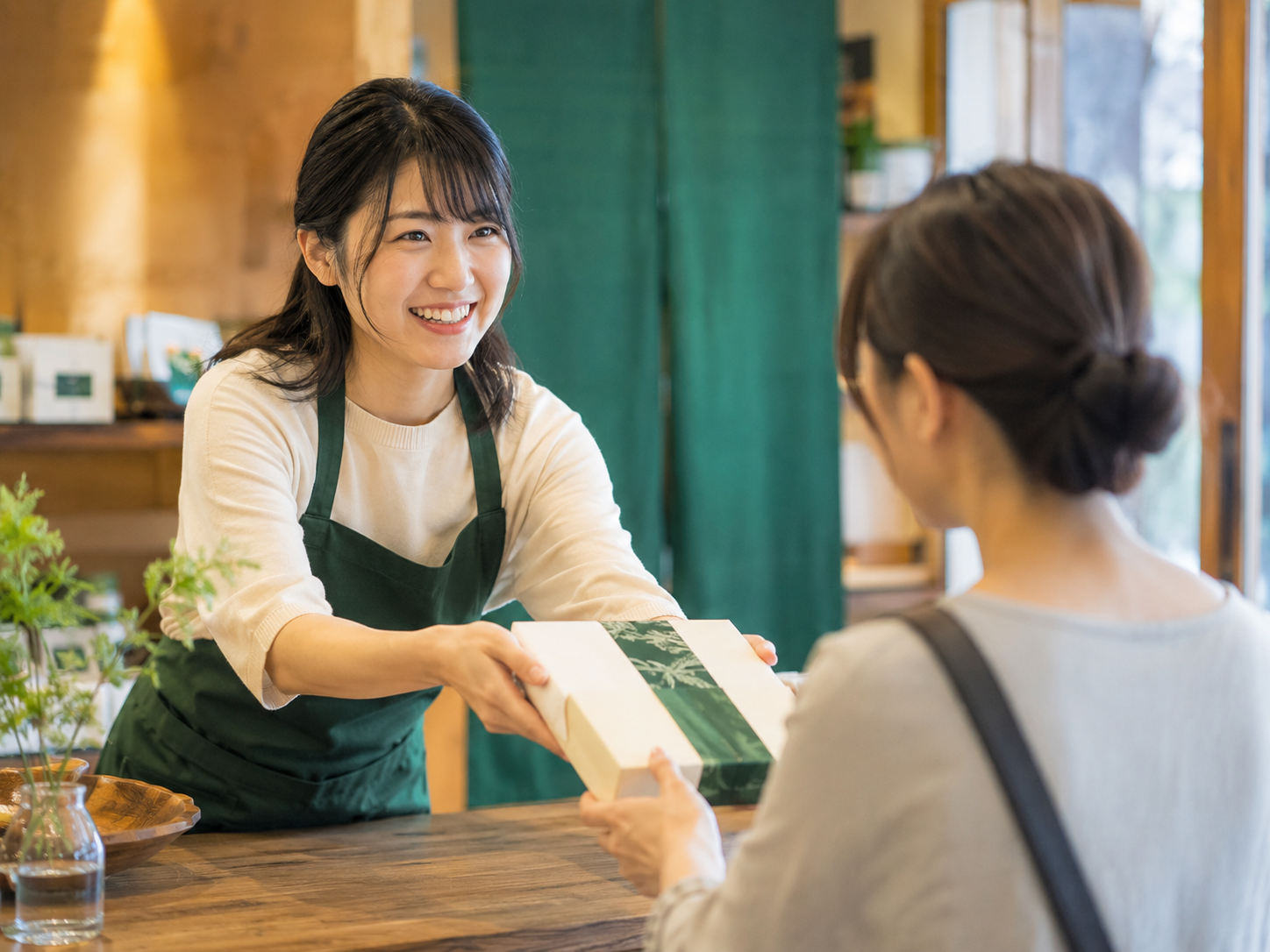 心のこもった接客